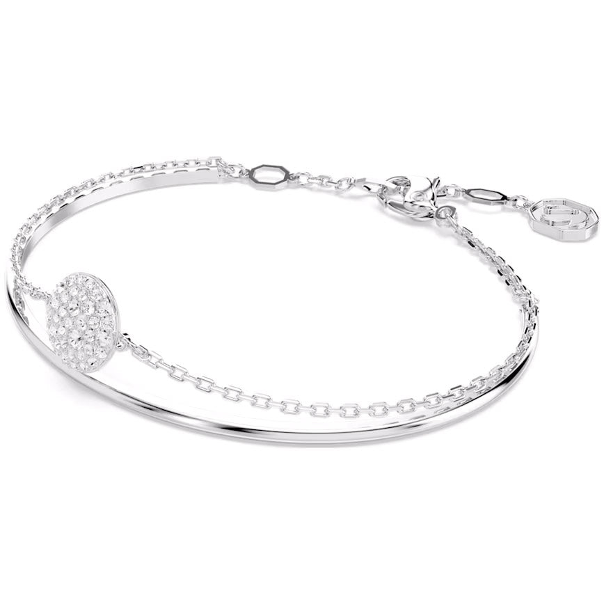 Swarovski Sublima Armreif Weiss Rhodiniert - 5683447