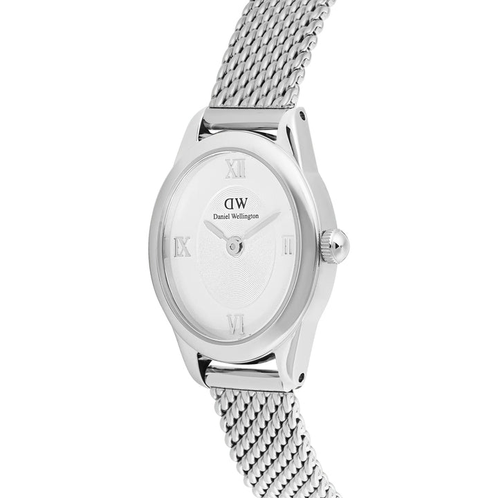 Daniel Wellington Ophelia Mini Mesh White Silver - DW00100938