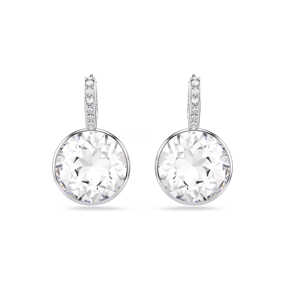 Swarovski Millenia Drop Ohrhänger Rundschliff Weiss Rhodiniert - 5731149