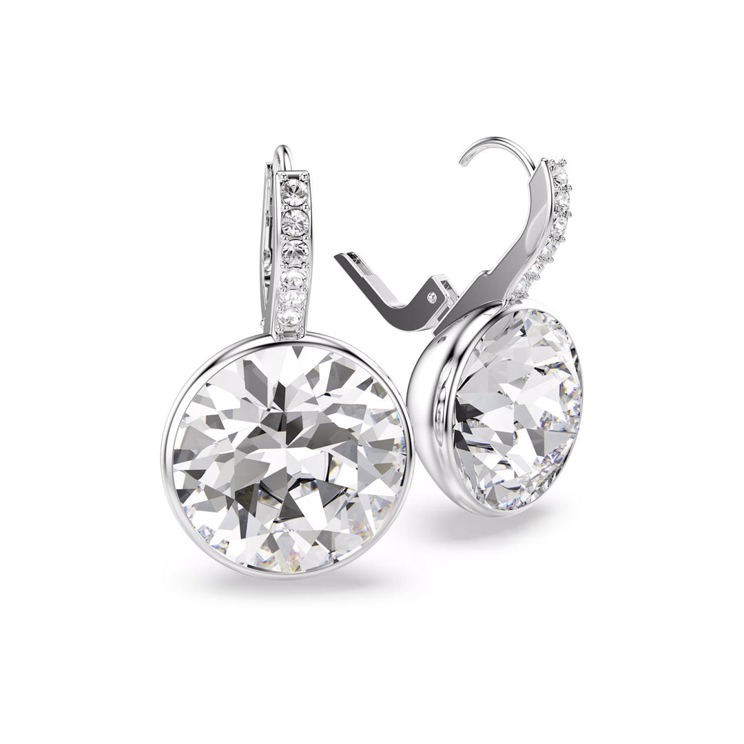 Swarovski Millenia Drop Ohrhänger Rundschliff Weiss Rhodiniert - 5731149