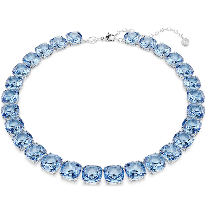 Swarovski Millenia Halskette Kissenschliff Blau Rhodiniert - 5760058