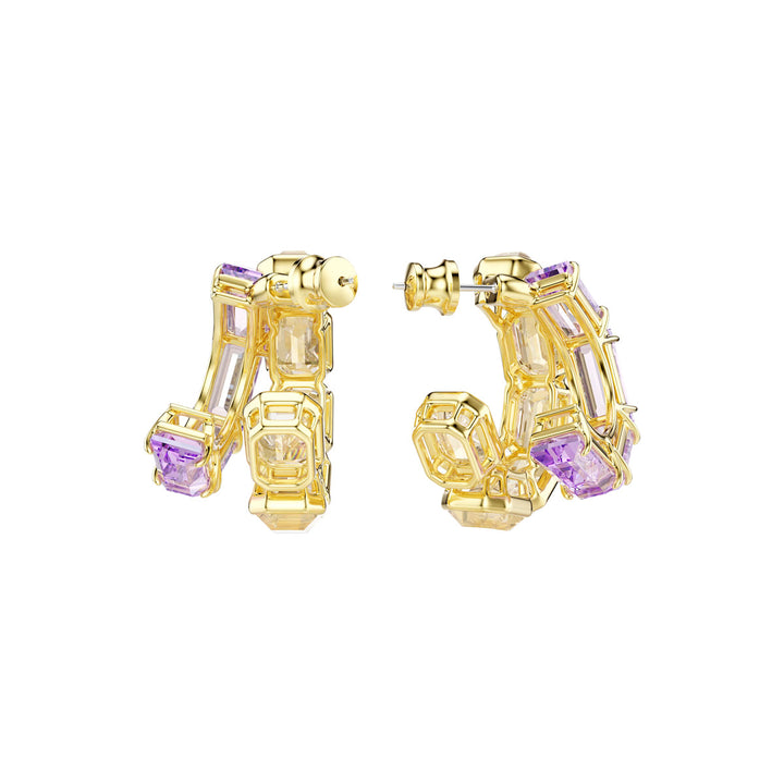 Swarovski Millenia Kreolen Verschiedene Schliffe Mehrfarbig Goldlegierungsschicht - 5725757