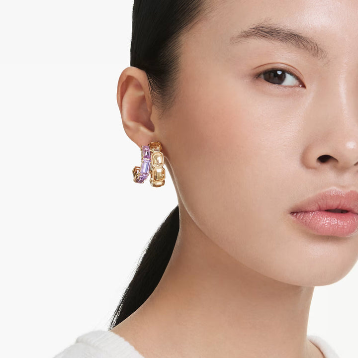 Swarovski Millenia Kreolen Verschiedene Schliffe Mehrfarbig Goldlegierungsschicht - 5725757