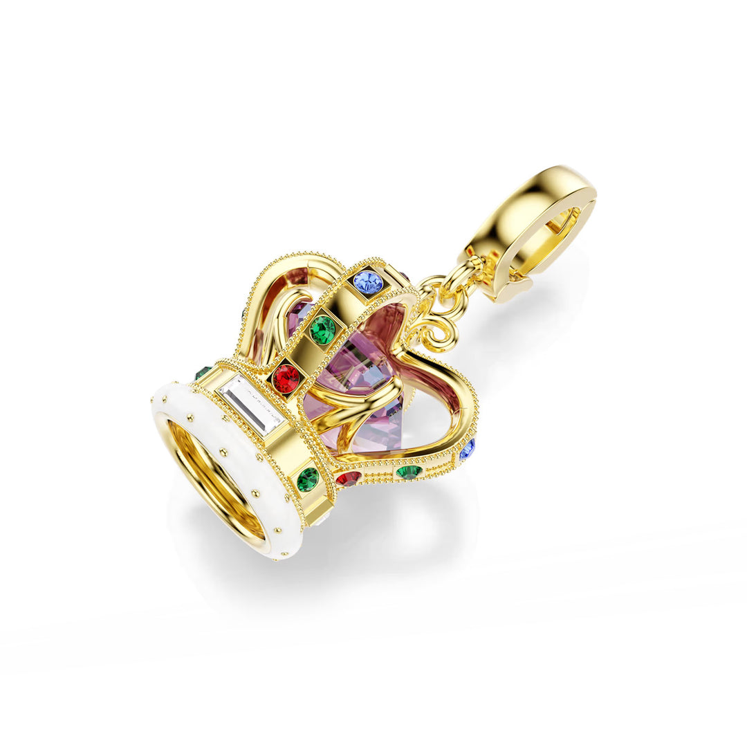 Swarovski Minions Crown Charm Verschiedene Schliffe Mehrfarbig Goldlegierungsschicht - 5753019