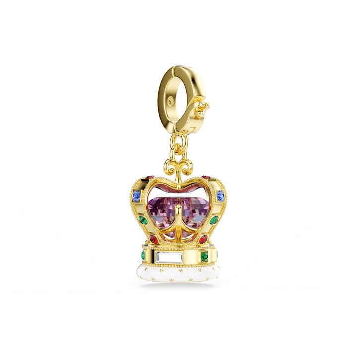 Swarovski Minions Crown Charm Verschiedene Schliffe Mehrfarbig Goldlegierungsschicht - 5753019