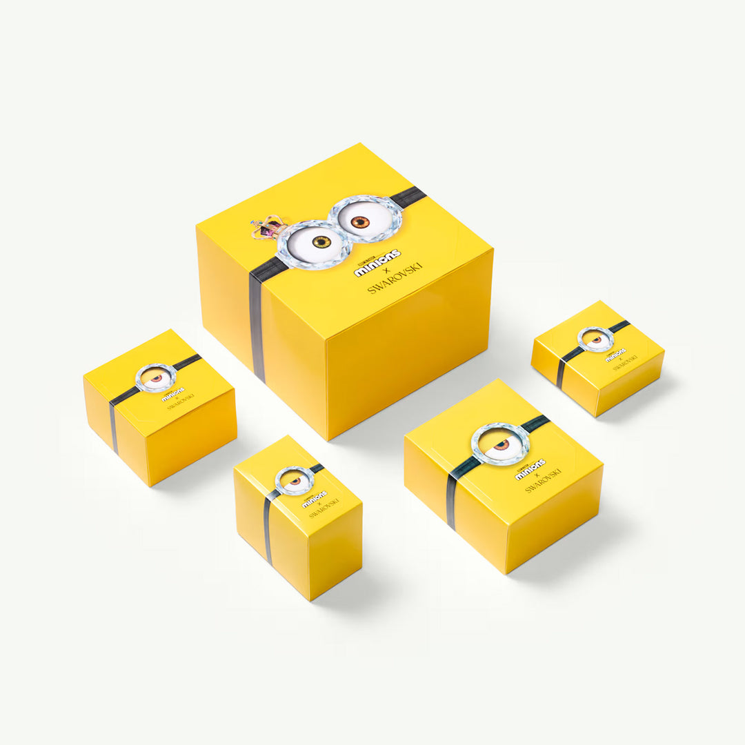 Swarovski Minions Crown Charm Verschiedene Schliffe Mehrfarbig Goldlegierungsschicht - 5753019