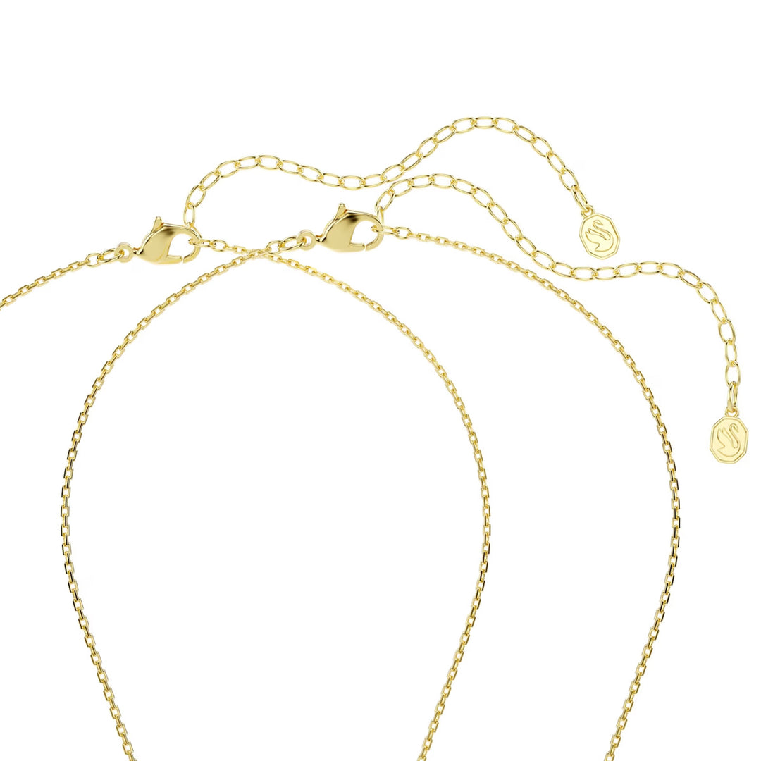Swarovski Minions James und Henry Halsketten Set Pavé Mehrfarbig Goldlegierungsschicht - 5751614