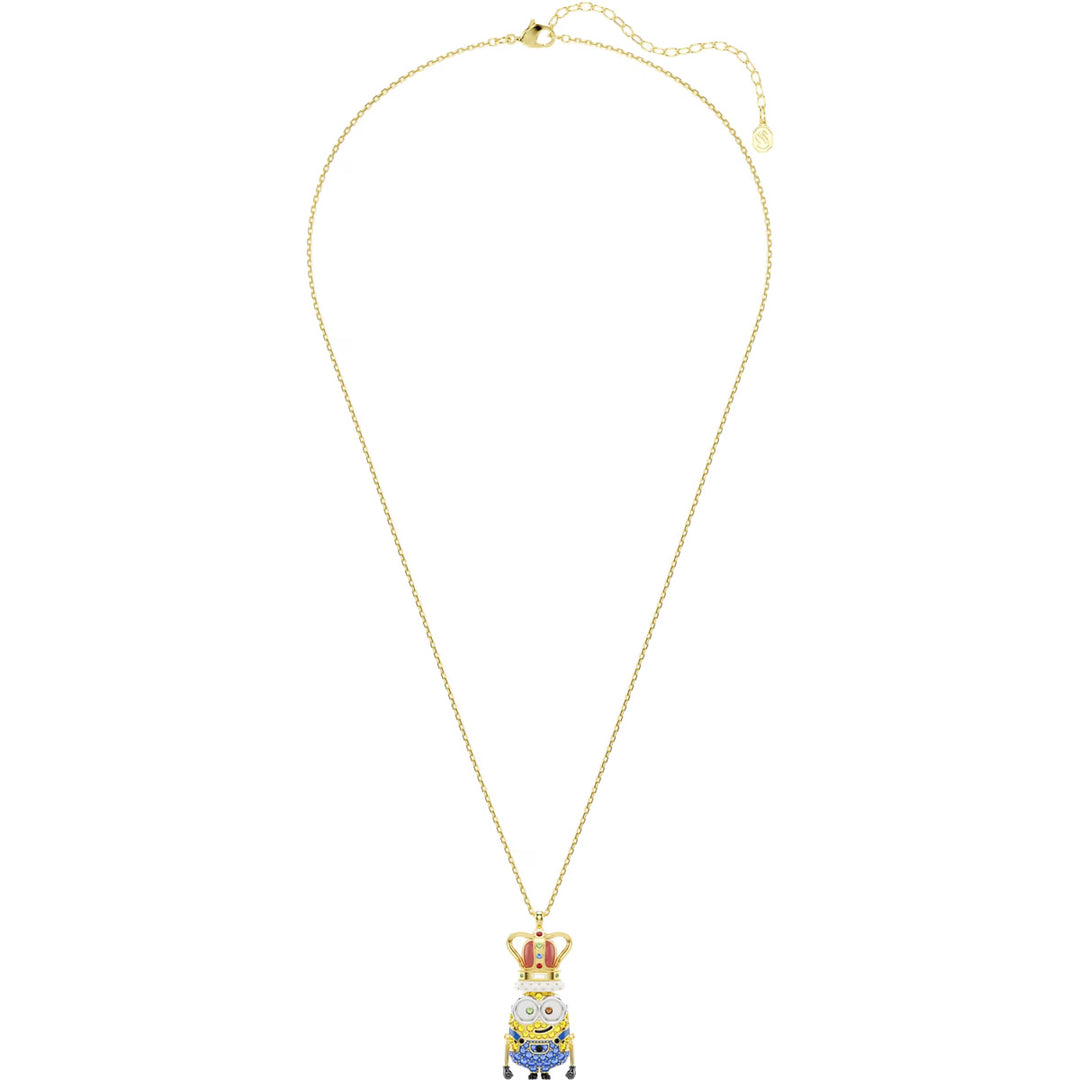Swarovski Minions King Bob Halskette Pavé Mehrfarbig Goldlegierungsschicht - 5743385
