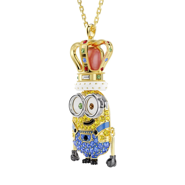 Swarovski Minions King Bob Halskette Pavé Mehrfarbig Goldlegierungsschicht - 5743385