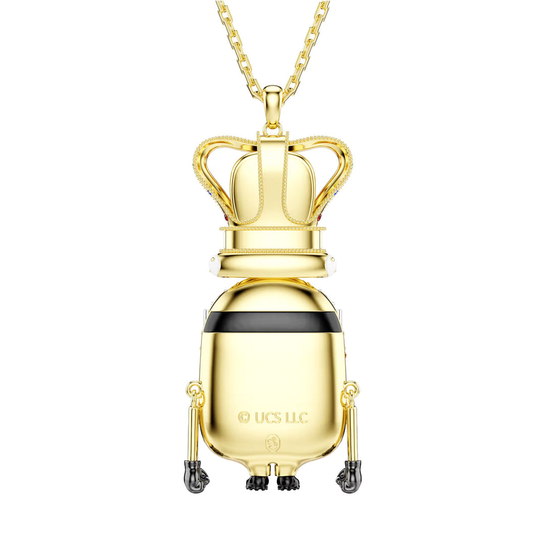 Swarovski Minions King Bob Halskette Pavé Mehrfarbig Goldlegierungsschicht - 5743385