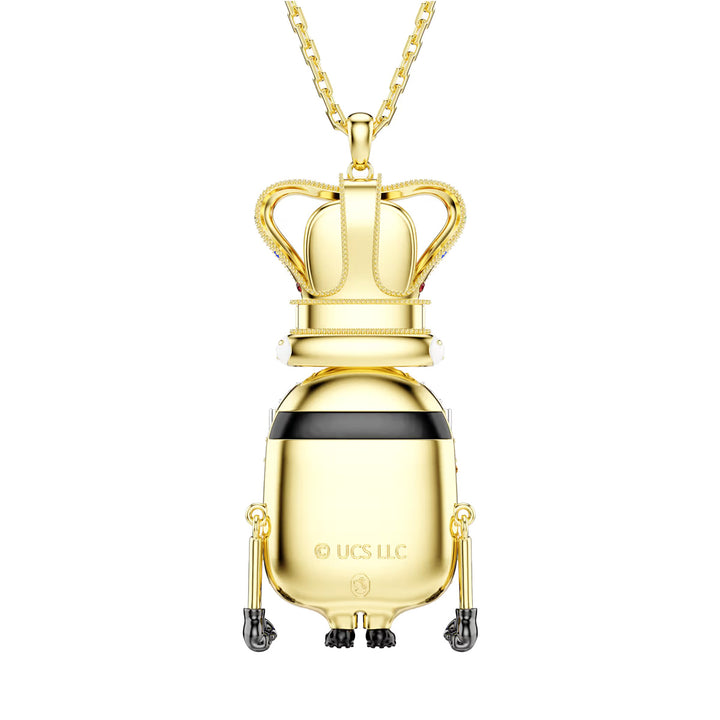 Swarovski Minions King Bob Halskette Pavé Mehrfarbig Goldlegierungsschicht - 5743385