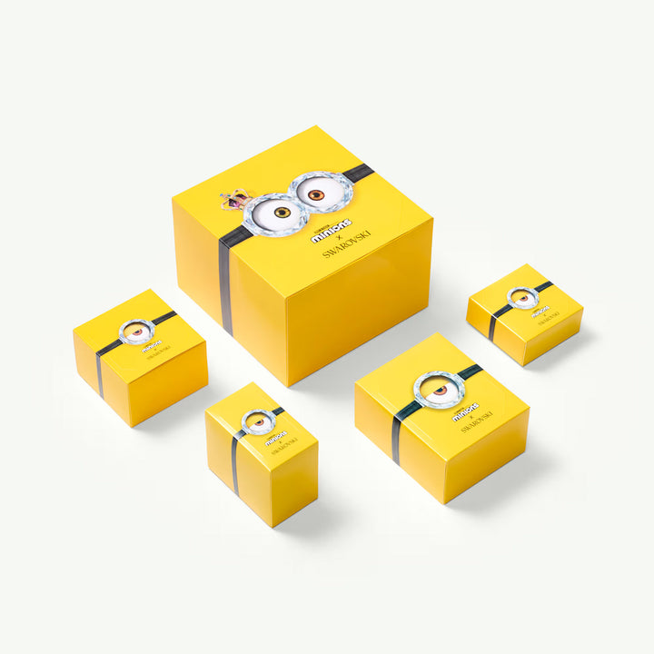 Swarovski Minions King Bob Halskette Pavé Mehrfarbig Goldlegierungsschicht - 5743385