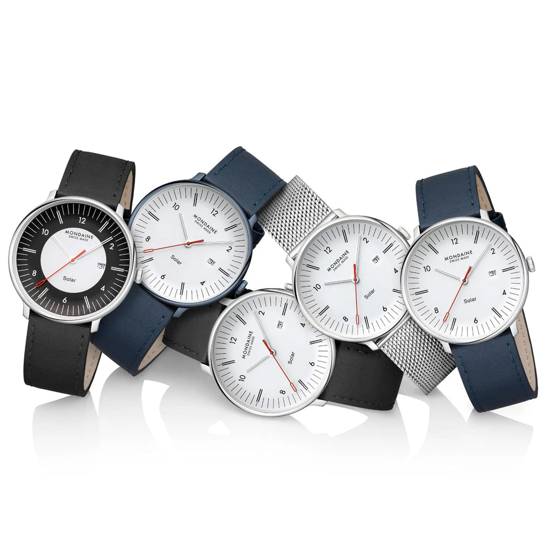 Mondaine Doppio Solar (41 mm) - MLE.41910.LBV