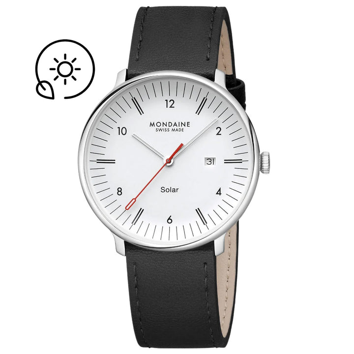 Mondaine Doppio Solar (41 mm) - MLE.41910.LBV