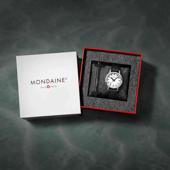 Mondaine Stop2go (34 mm) Vegan - MST.3401B.LBV.SET