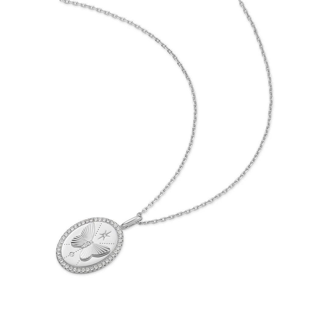 Ania Haie Silver Butterfly Pendant Halskette - N064-05H