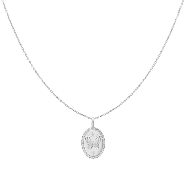 Ania Haie Silver Butterfly Pendant Halskette - N064-05H