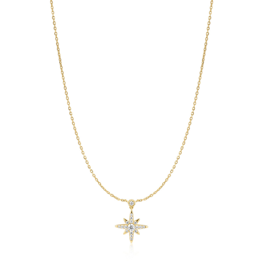 Ania Haie Collier étoile étincelante Nova en or - N071-05G