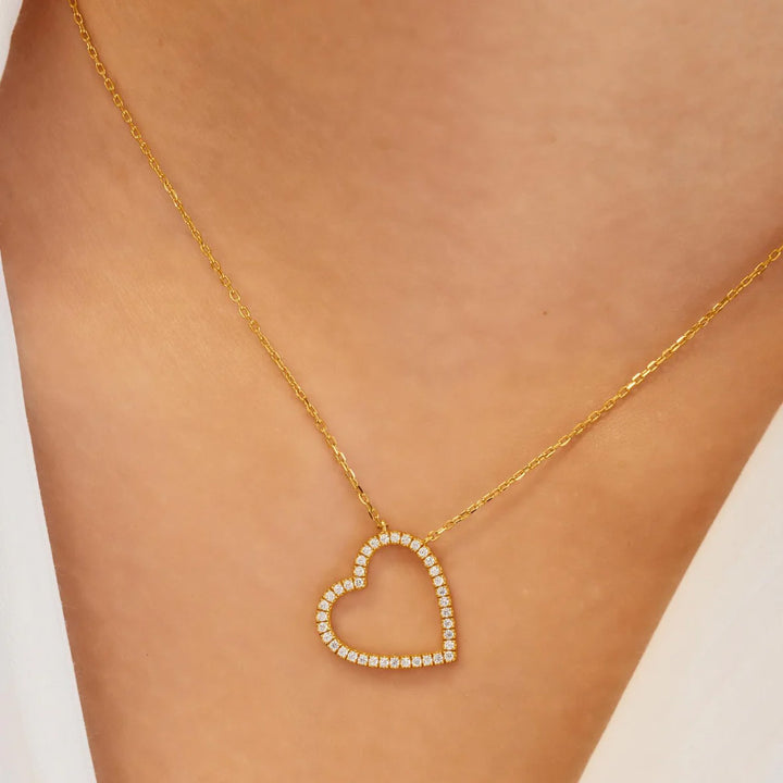 Ania Haie Gold Heart Halskette - N071-06G