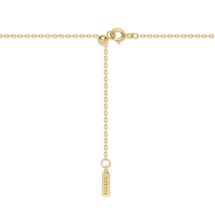 Ania Haie Gold Twisted Rope Lariat Halskette - N072-07G