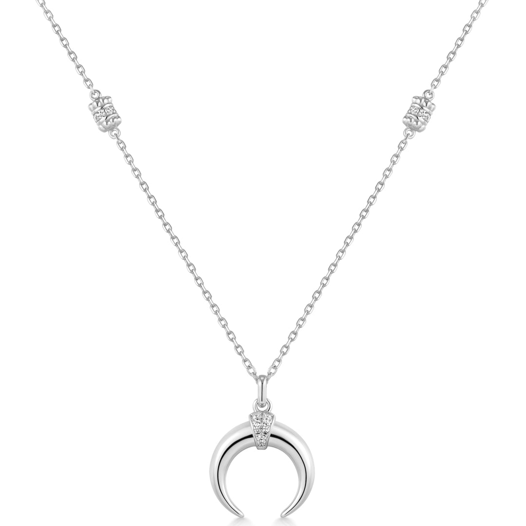 Ania Haie Silver Reversible Horn Halskette - N072-08H