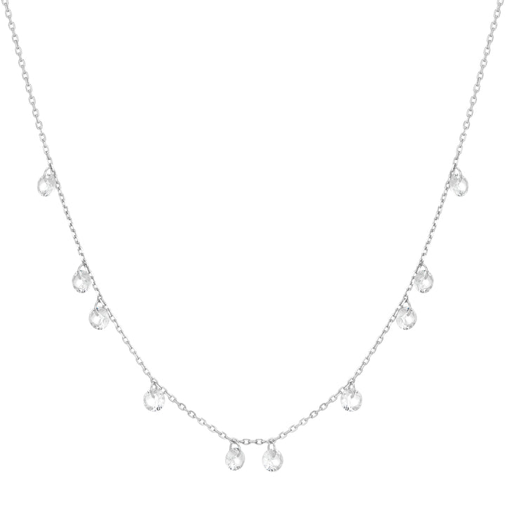 Ania Haie Silver Droplet Station Halskette - N074-08H