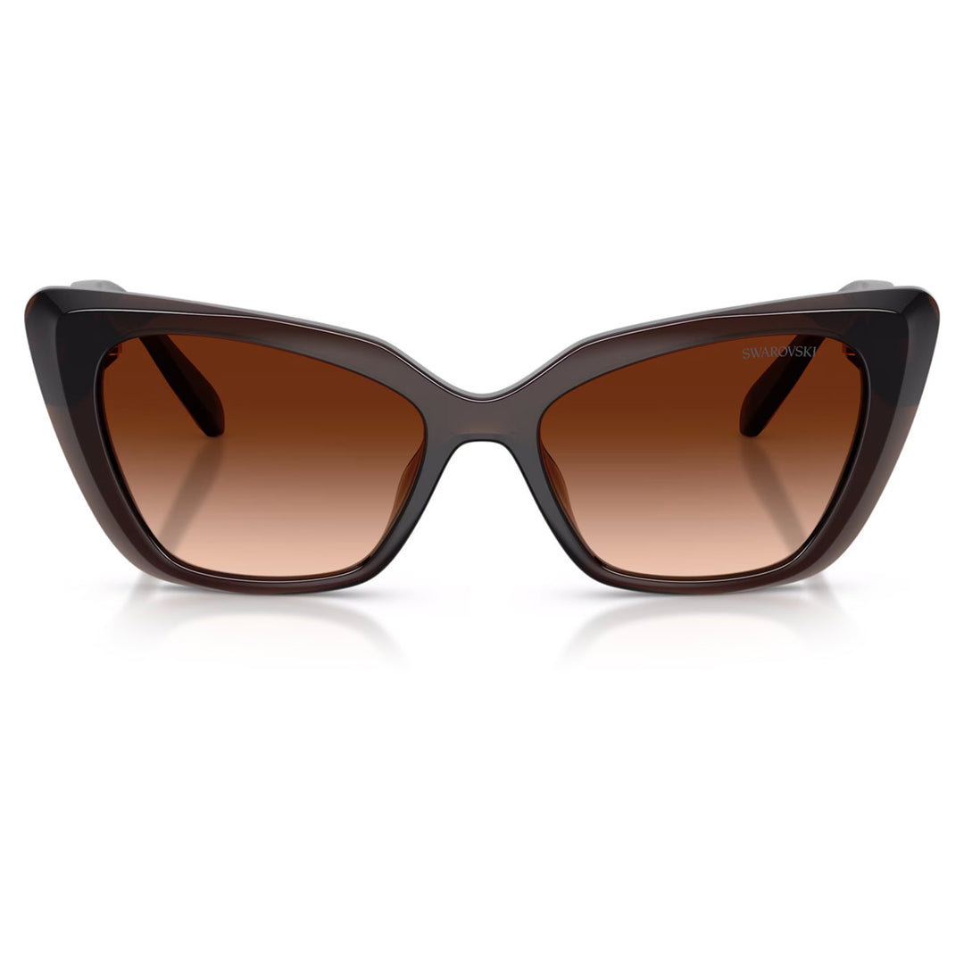 Swarovski Sonnenbrille Cat eye Form Dunkelbraun - 5737923