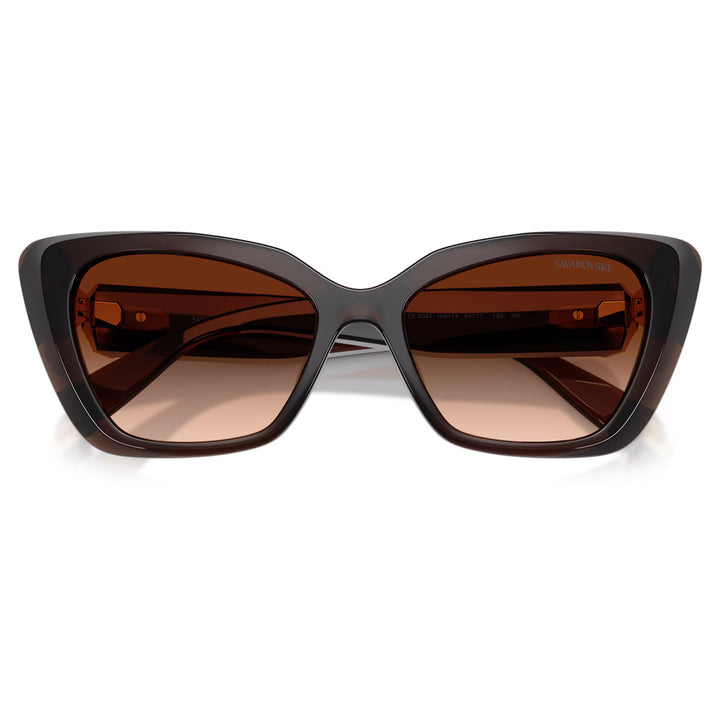 Swarovski Sonnenbrille Cat eye Form Dunkelbraun - 5737923