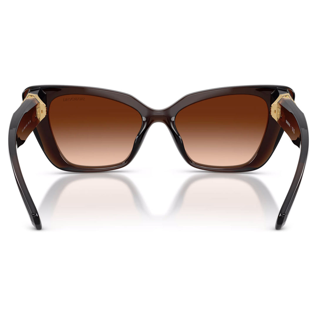 Swarovski Sonnenbrille Cat eye Form Dunkelbraun - 5737923