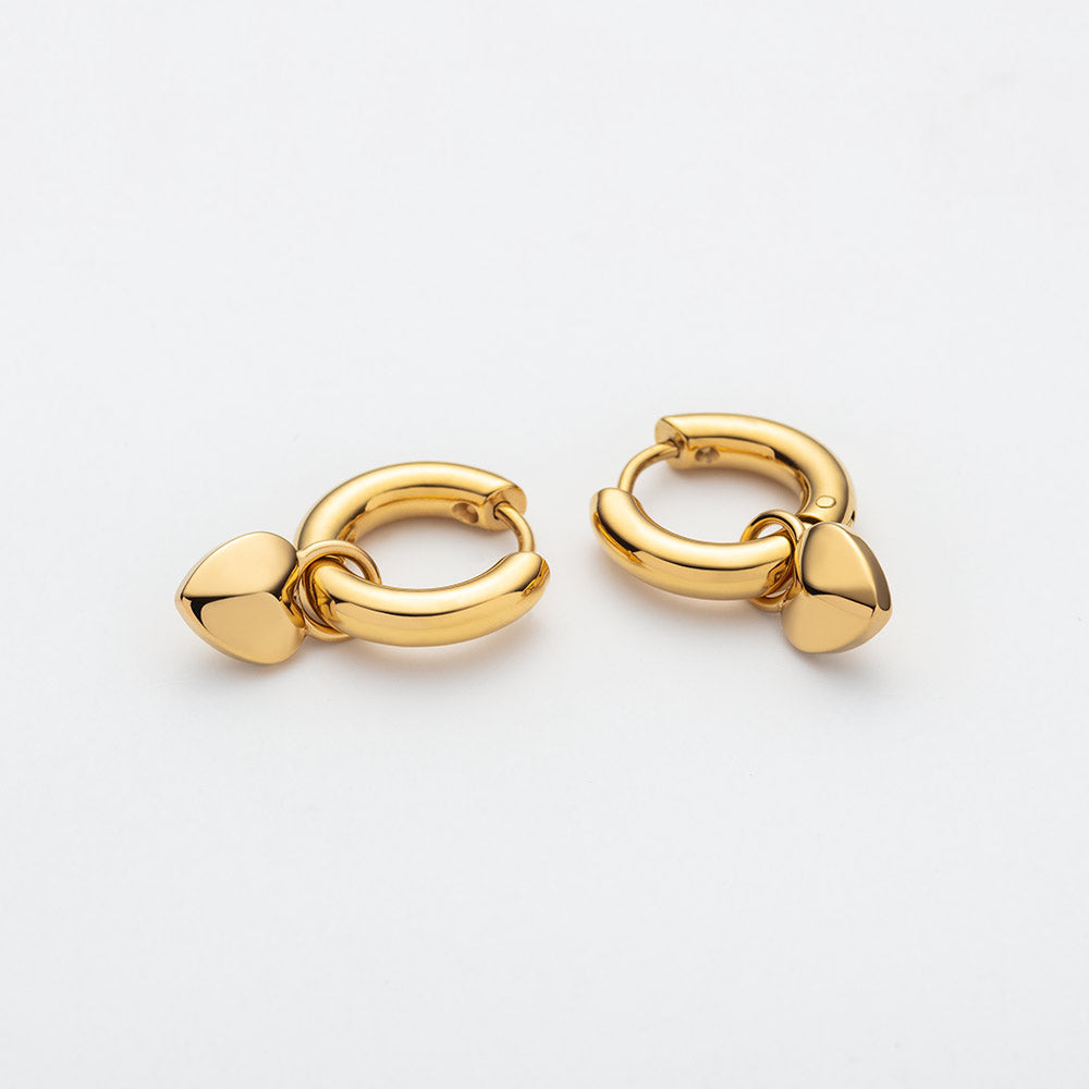 Paul Hewitt Ocean Heart Ohrringe Gold - PH-JE-0169