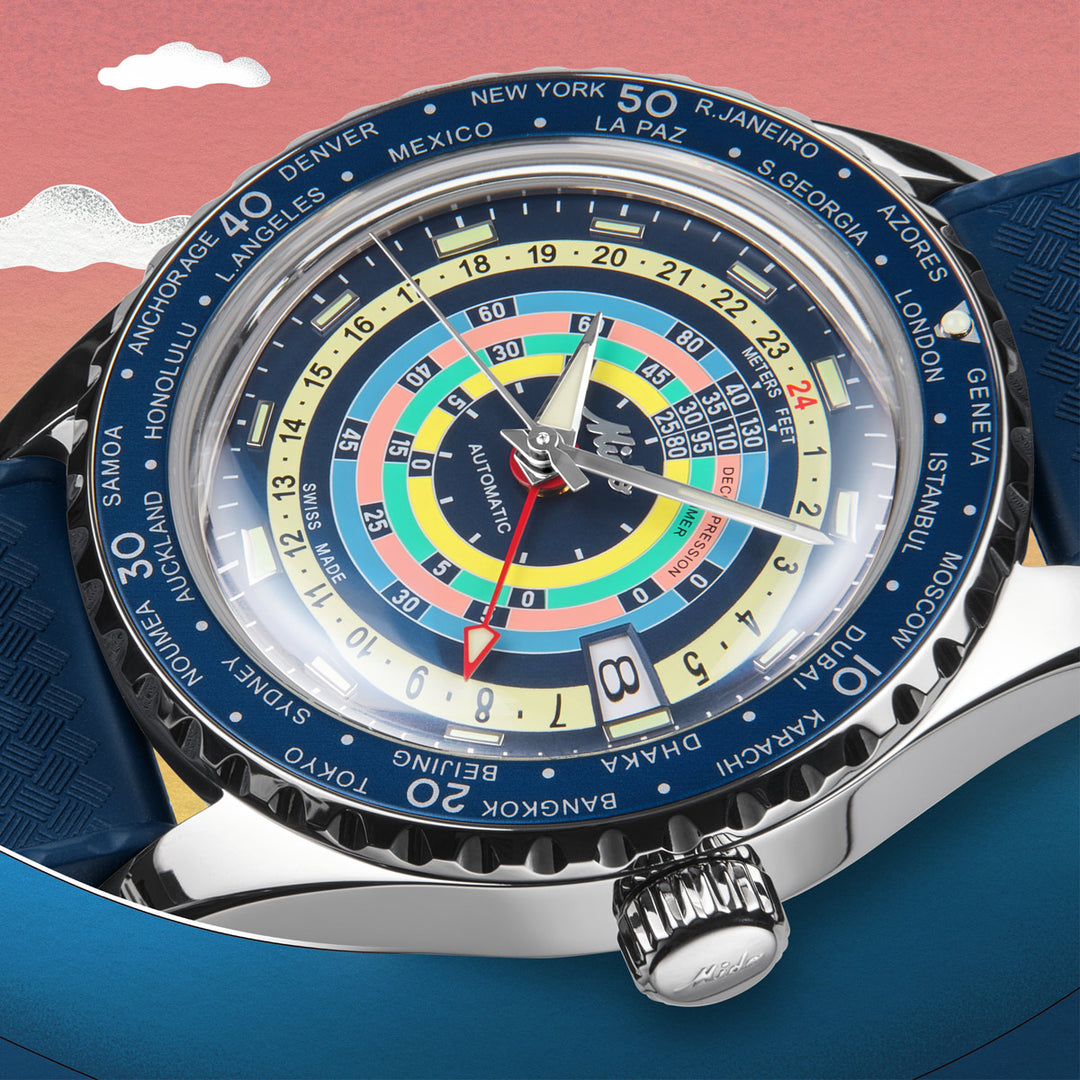 Mido Ocean Star GMT Decompression Worldtimer Special Edition - M026.829.17.041.00