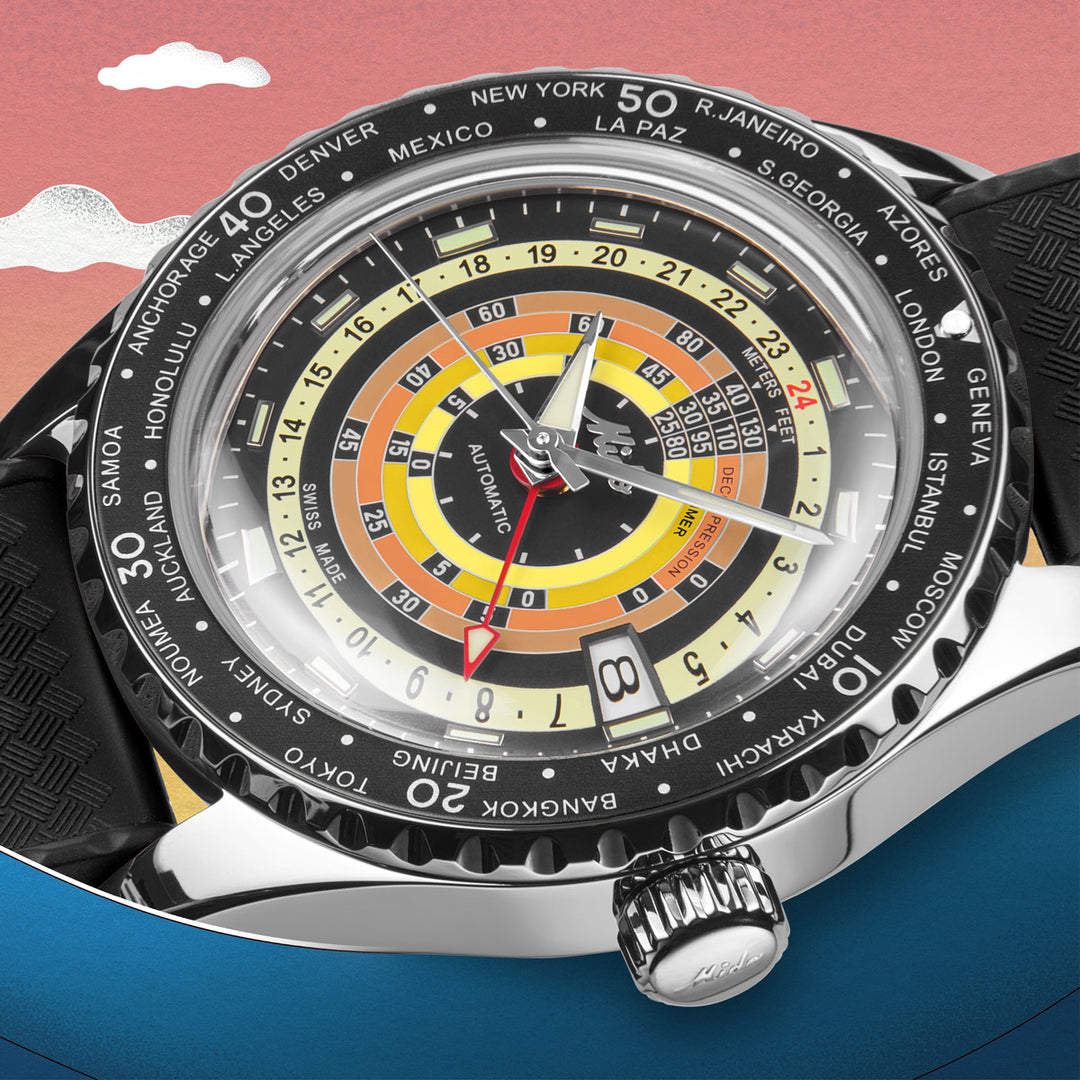 Mido Ocean Star GMT Decompression Worldtimer Special Edition - M026.829.17.051.00