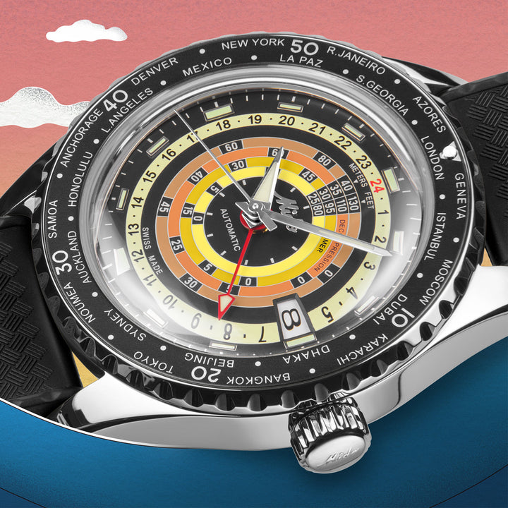 Mido Ocean Star GMT Decompression Worldtimer Special Edition - M026.829.17.051.00