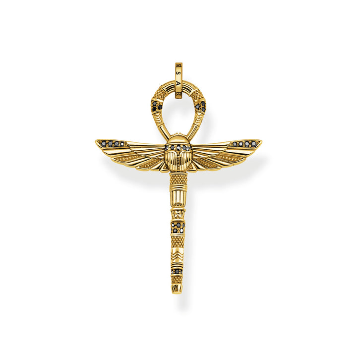 Thomas Sabo Anhänger Ankh mit Skarabäus vergoldet - PE778-414-39