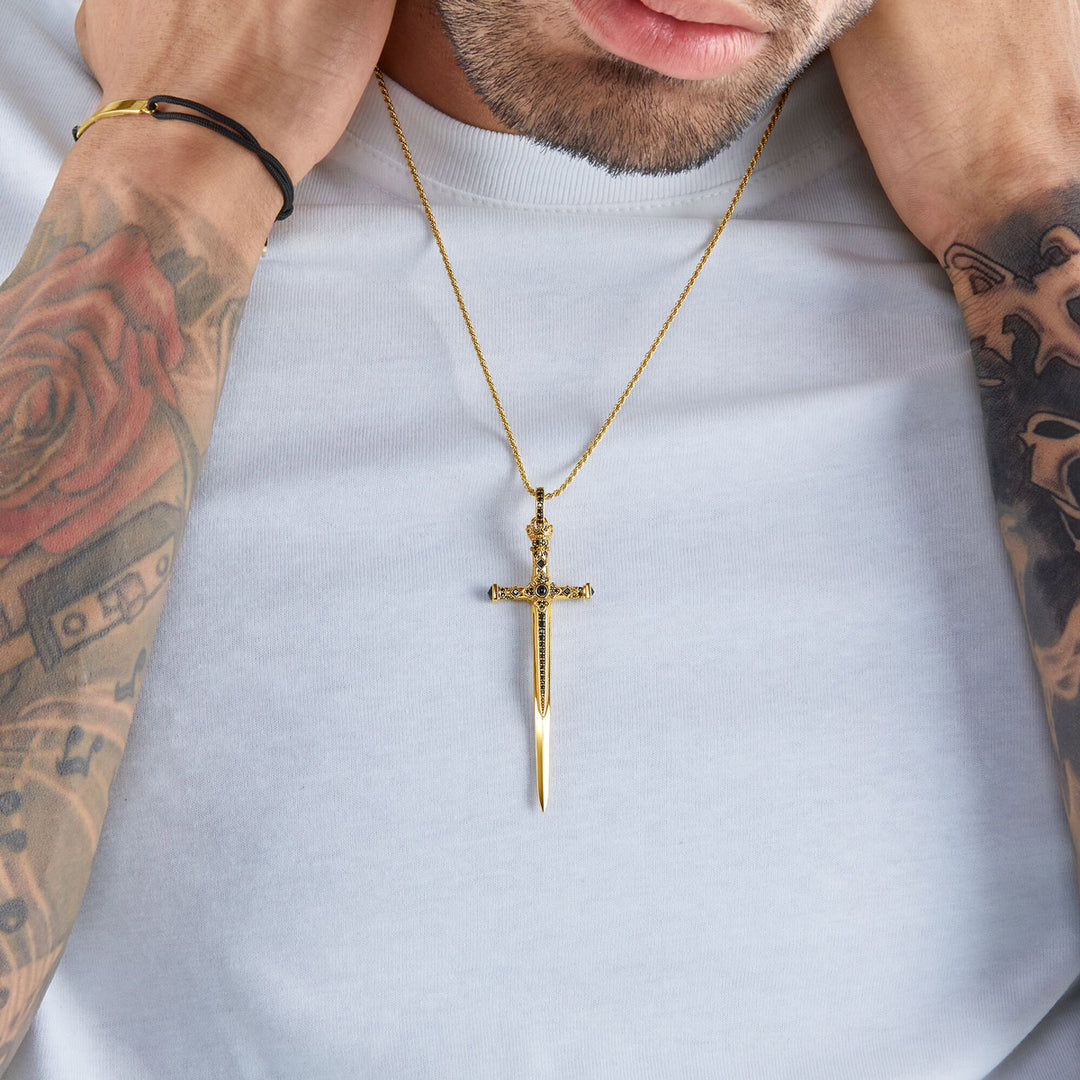 Thomas Sabo Anhänger Schwert Gold - PE817-177-11