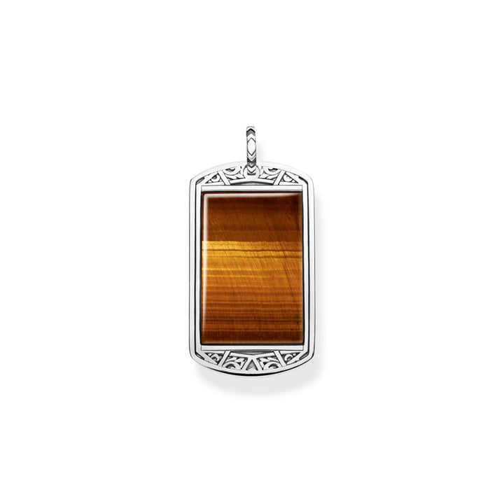 Thomas Sabo Anhänger Dog Tag Tigerauge - PE838-826-2