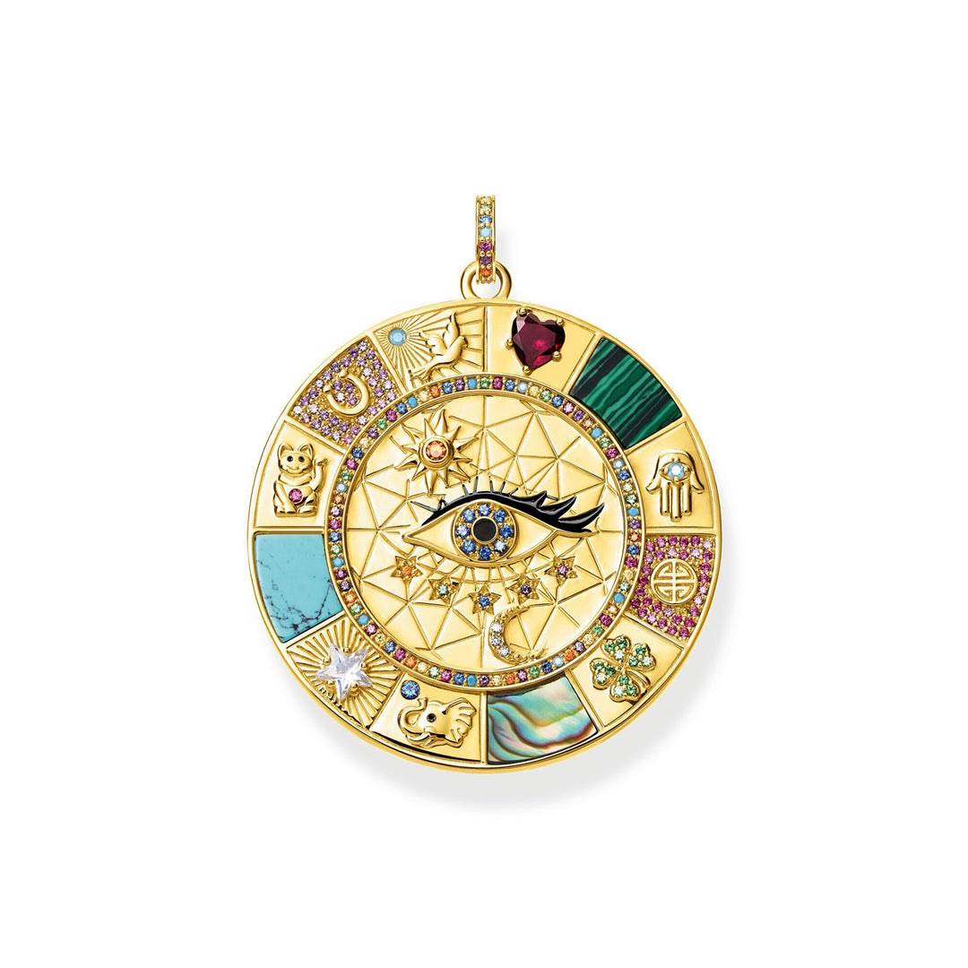 Thomas Sabo Anhänger Amulett magische Glückssymbole Gold - PE855-993-7