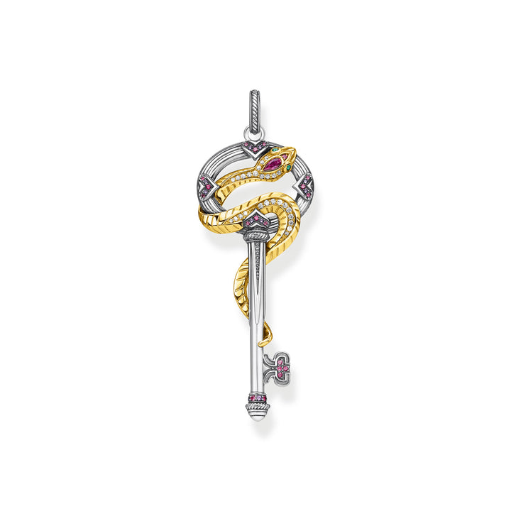 Thomas Sabo Pendant Key with Snake gold - PE896-542-7
