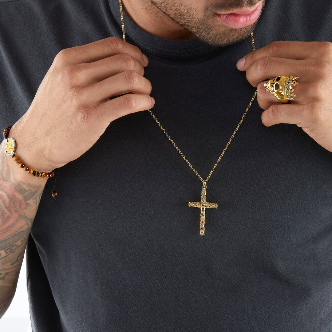 Thomas Sabo Anhänger Kreuz Gold - PE909-414-39
