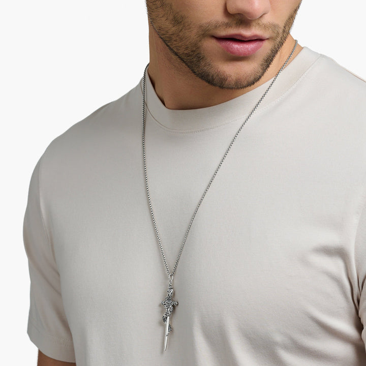 Thomas Sabo Anhänger Geschwärzt Schwert mit Schlange - PE943-643-11