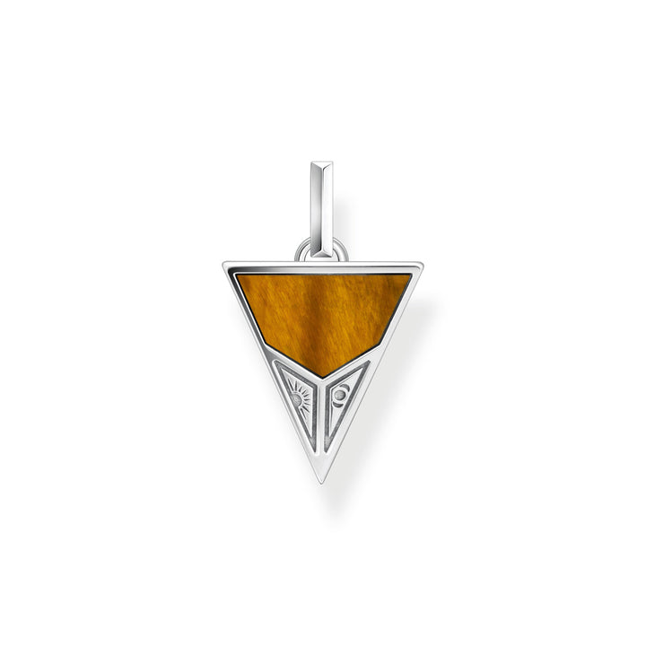 Thomas Sabo Anhänger Pyramide mit Schwarzem Onyx und Tigerauge Silber - PE952-507-7