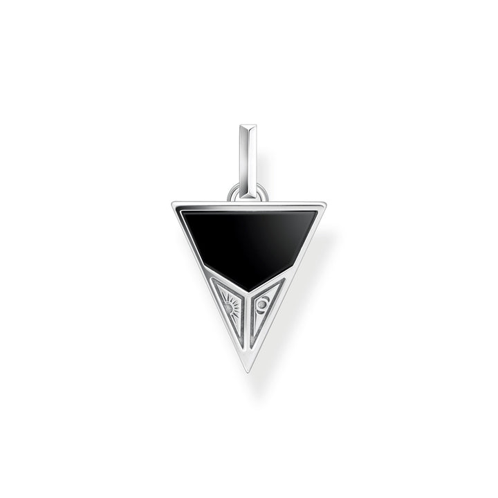 Thomas Sabo Anhänger Pyramide mit Schwarzem Onyx und Tigerauge Silber - PE952-507-7