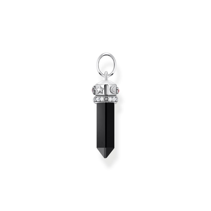 Thomas Sabo Anhänger mit facettiertem Onyx Silber geschwärzt - PE955-641-11