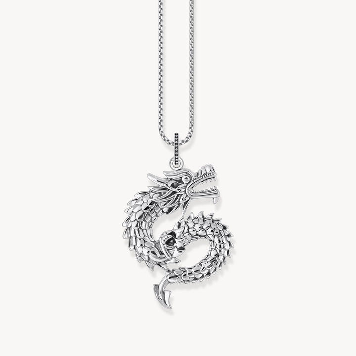 Thomas Sabo Anhänger Drache mit Karabinerhaken Silber geschwärzt - PE974-637-21