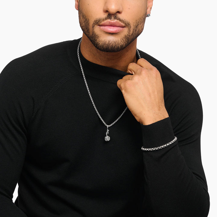 Thomas Sabo Anhänger Midnight Rose Silber - PE981-637-21