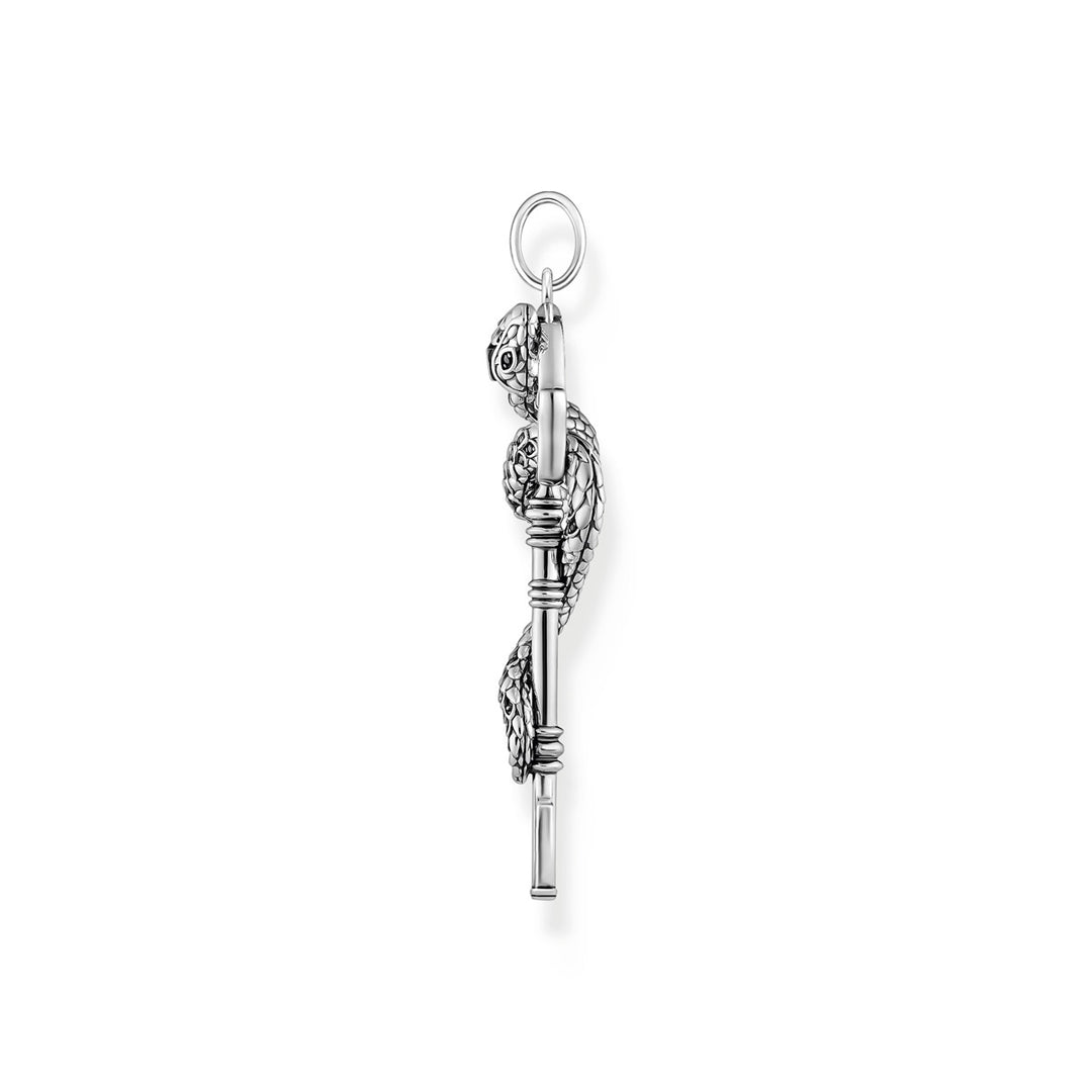 Thomas Sabo Anhänger Schlange schwarze Steine Silber - PE983-691-11