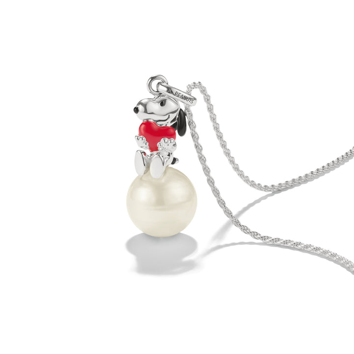 Thomas Sabo Anhänger Snoopy mit Herz auf Schneeball PEANUTS Silber - PE991-664-14