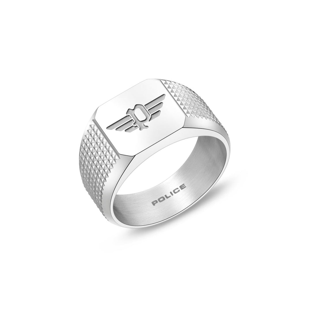 Police Signet Ring Silver