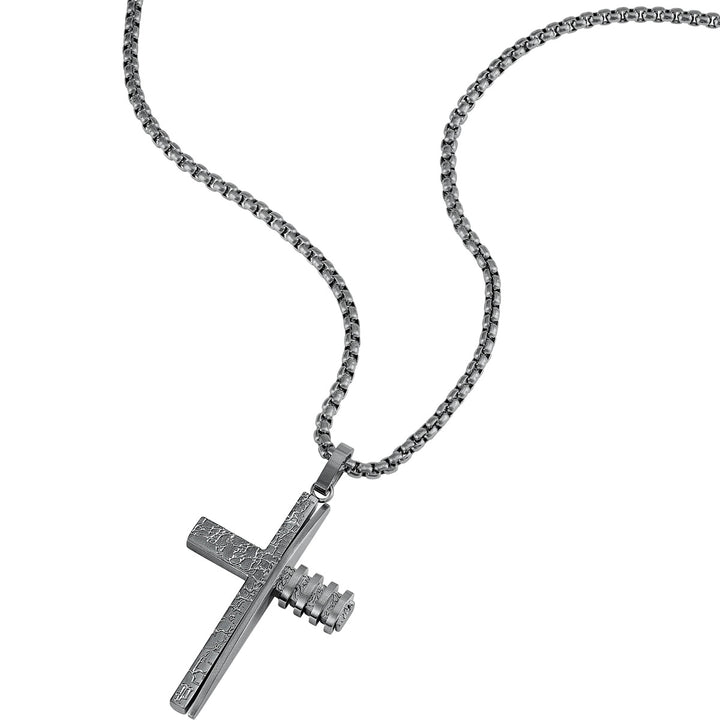 Police Collana Crosstone - PEAGN0078802
