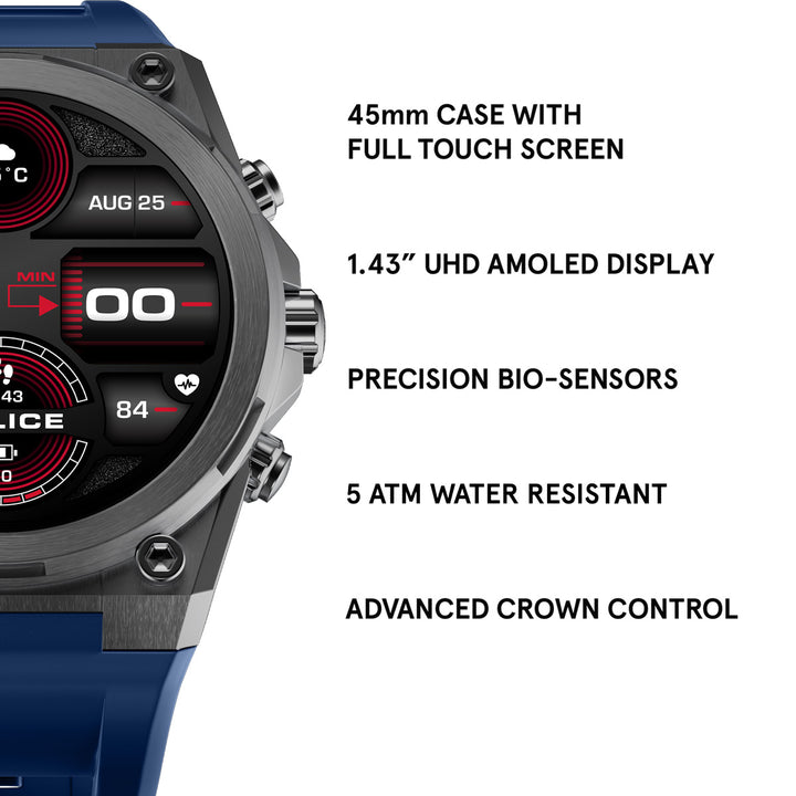 Police Freedom of Time Smartwatch - PEIUN00003X1